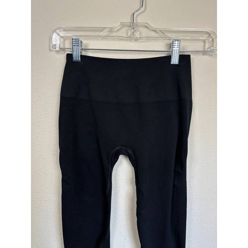 Alphalete Amplify Leggings Womens Small Black High Waisted Scrunch Butt Seamless